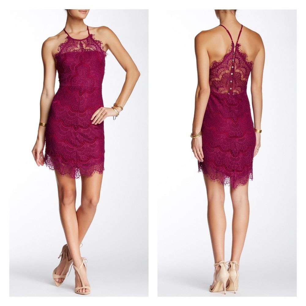🔥SALE🔥Free People She's Got It Mini Dress Dahlia
